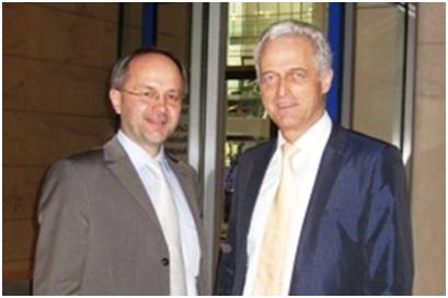 Volkmar Klein und Verkehrsminister Ramsauer